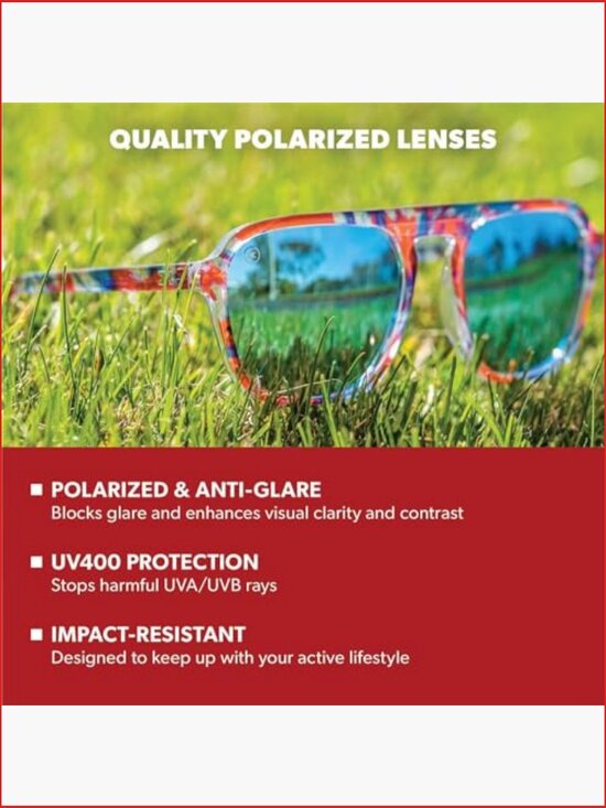 Polarized Retro Square Sunglasses with UV400 Protection
